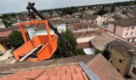 Réfection d'une toiture à Saint-Etienne-des-Ouillières